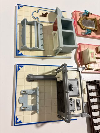 Playmobil Cocina y Baño Victoriano 90s