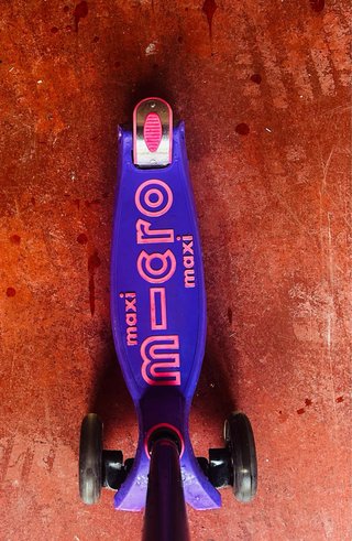 Patinete Micro Maxi Deluxe LED Morado