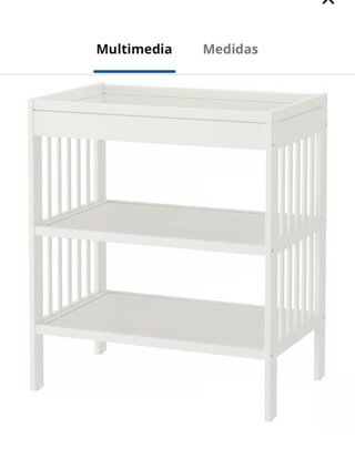 Cambiador GULLIVER IKEA blanco