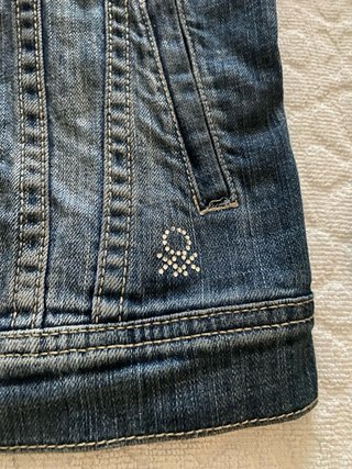 Giacca jeans bambina 7 anni Benetton