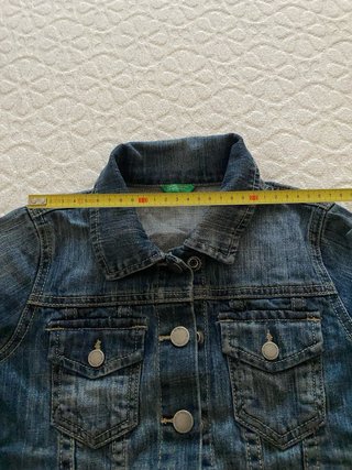Giacca jeans bambina 7 anni Benetton