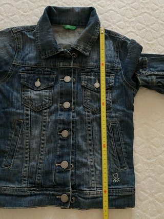 Giacca jeans bambina 7 anni Benetton