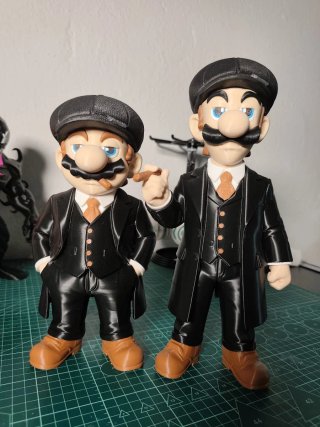 Figuras Mario y Luigi Peaky Blinders