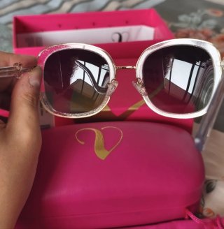 Gafas de sol Valeria Maza Glitter Transparentes