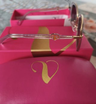 Gafas de sol Valeria Maza Glitter Transparentes