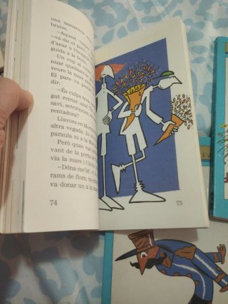 Lote de 3 libros de El barco de vapor (catalán)
