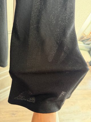 Pantalones anchos negros mujer