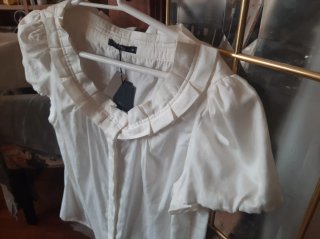Blusa Yera Talla 48 Blanca
