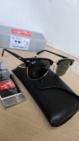 Gafas Ray-Ban RB3016 Clubmaster Negro/Dorado