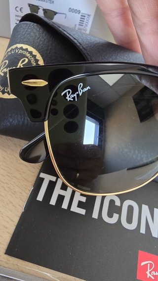 Gafas Ray-Ban RB3016 Clubmaster Negro/Dorado