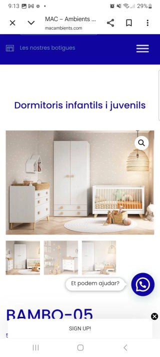 Cama/Cuna Convertible 170x40 cm