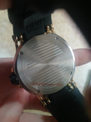 Reloj Cerruti Dorado y Morado