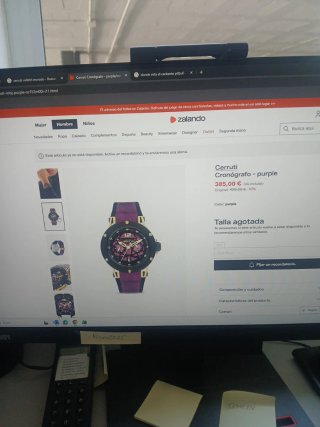Reloj Cerruti Dorado y Morado