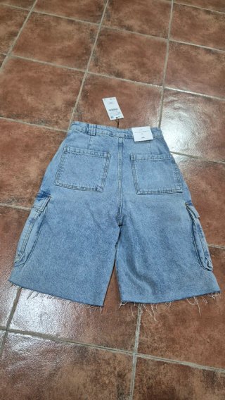 Bermudas Cargo Vaqueras Zara