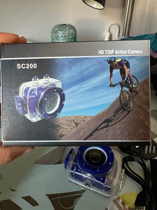 Action Cam SC200 Impermeabile Blu