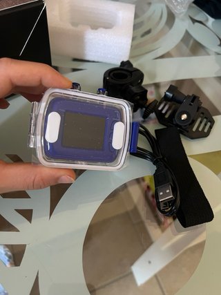 Action Cam SC200 Impermeabile Blu