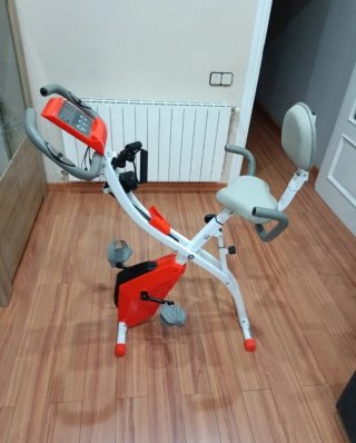 Bicicleta Estática Roja