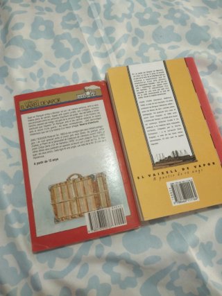 Lote de 2 libros de El barco de vapor (catalán)