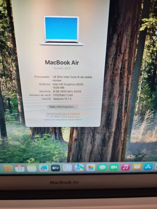 APPLE MacBook Air 13 2017 256GB SSD SEQUOIA MAC