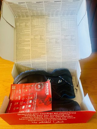 Botas de seguridad PANTER Talla 44 Negras