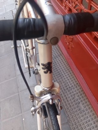 Bicicleta Carreras Peugeot Vintage Blanca