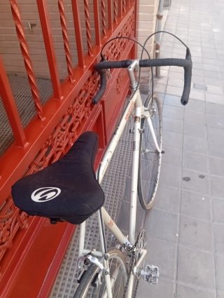 Bicicleta Carreras Peugeot Vintage Blanca