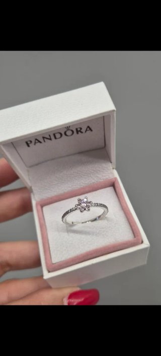 Anillo Pandora Flor Talla 18