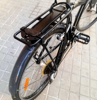 Bicicleta Paseo Btwin Negra