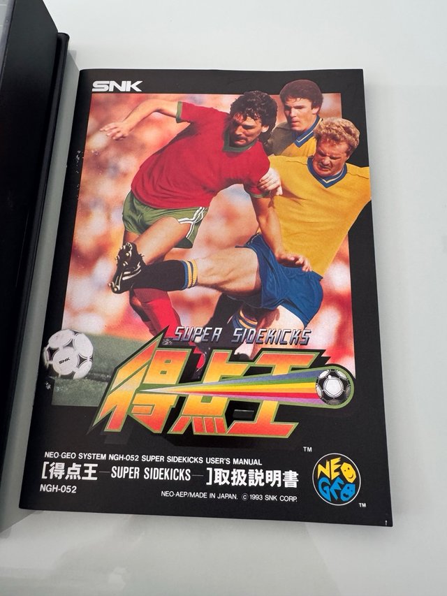 Super Sidekicks SNK Neo Geo AES NeoGeo NG Jap