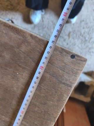 Escritorio de madera vintage