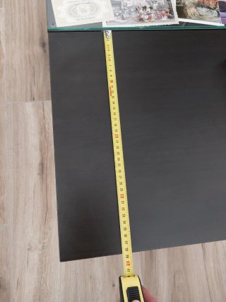 Mesa Centro Elevable de IKEA, con cristal a medida