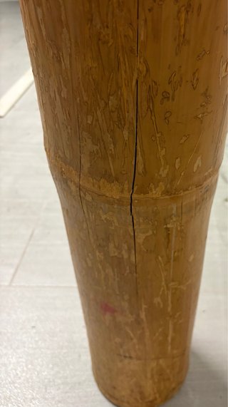 Canna di bambù H106cm D18cm