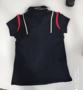Conjunto deportivo tenis negro y rojo