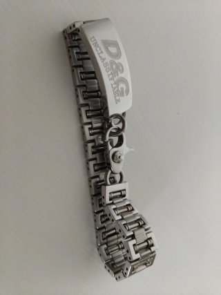 Bracciale D&G Acciaio Argento