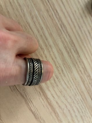 Anillo hombre plata diseño tribal