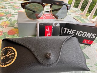 Gafas de Sol Ray-Ban Marrones y Doradas