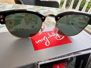 Gafas de Sol Ray-Ban Marrones y Doradas