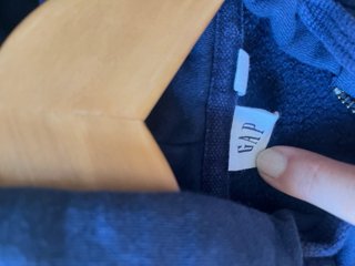 Sudadera Gap Unisex Azul y Blanca