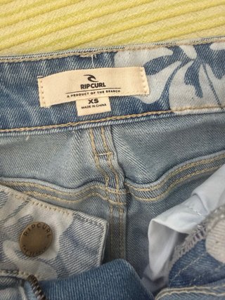 Falda vaquera floral XS