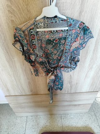 Camiseta Blusa estampada manga corta