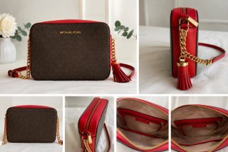 Bolso Michael Kors Marrón y Rojo