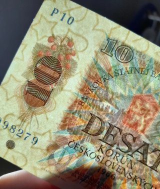 Billete Checoslovaquia 1986