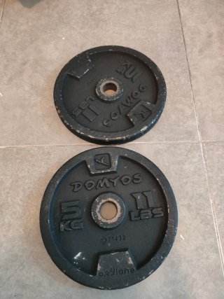 Discos de pesa 5 kg Decathlon