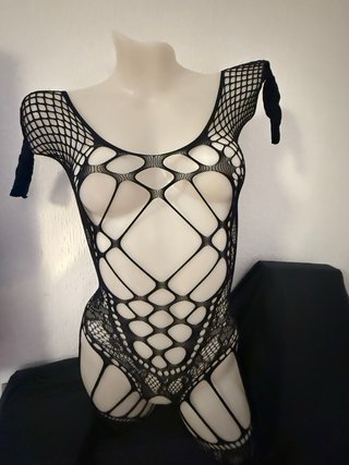 Malla Sexy Cuerpo Entero Negro Talla Única