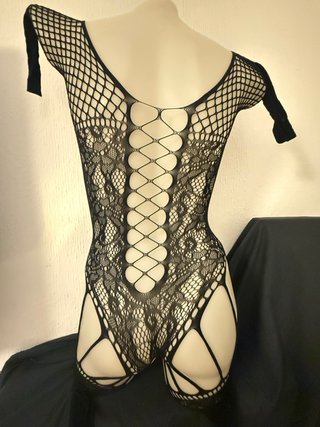 Malla Sexy Cuerpo Entero Negro Talla Única