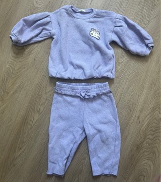 Conjunto bebé niña lila
