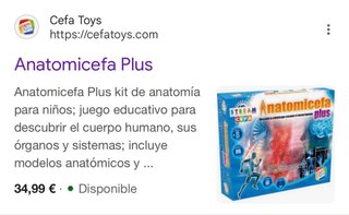 Juego de mesa Anatomicefa Plus