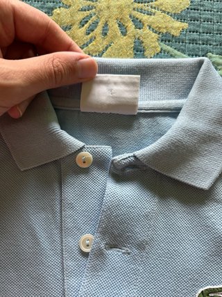 Polo Lacoste Mujer Azul Sin Uso