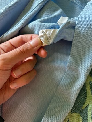 Polo Lacoste Mujer Azul Sin Uso
