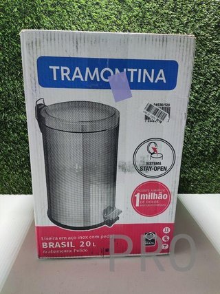 Cubo de basura para cocina de 20 litros con pedal